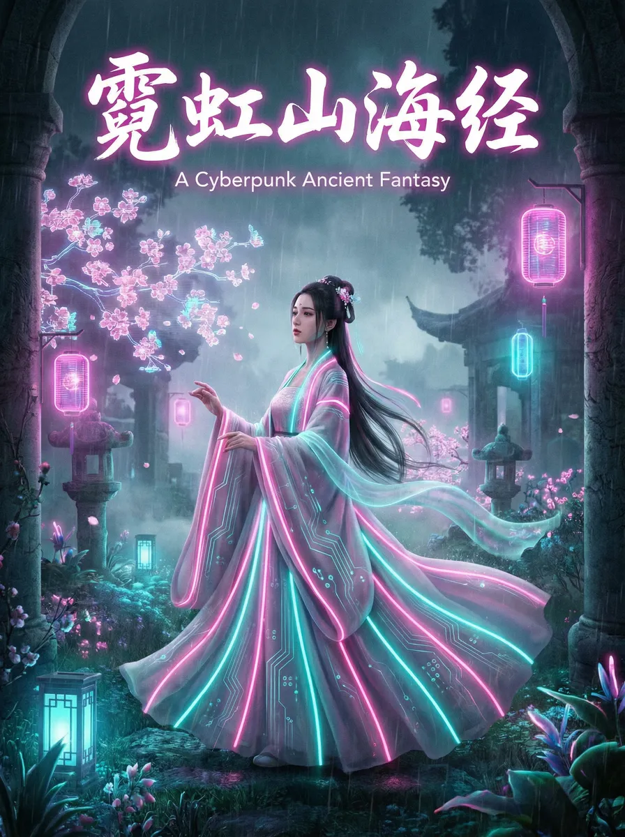李宗瑞bt种子 古风奇缘短剧 - 霓虹山海经海报